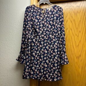 Floral long sleeve dress